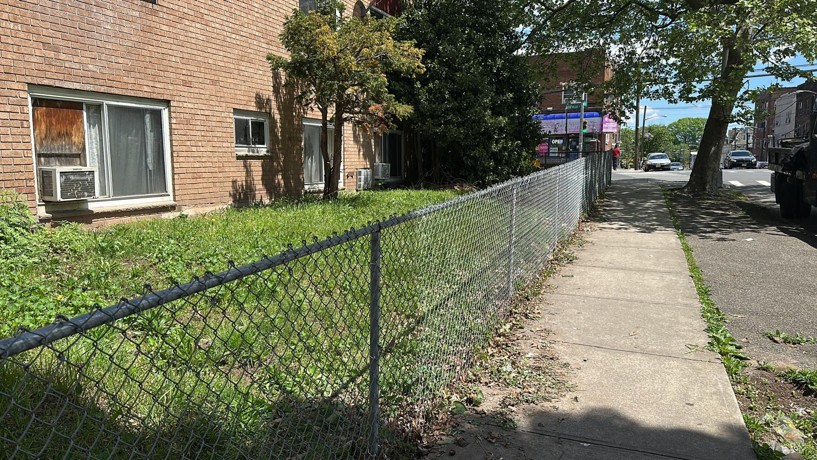 Completed fence installation by the Three Brothers Fence Co. crew